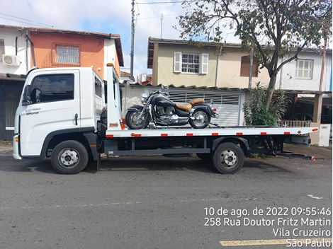 Guincho de moto vila Romana 